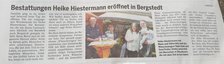 Heike Hiestermann Bestatterin in Hamburg - Neueröffnung 2019 Bergstedt